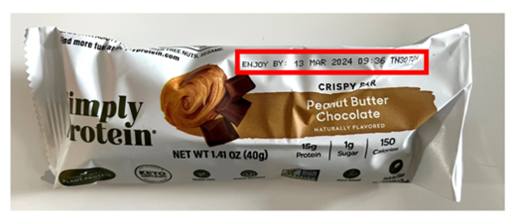 SimplyProtein’s Peanut Butter Chocolate Crispy Bar | Image Credit: © Wellness Natural USA Inc./FDA - © Wellness Natural USA Inc./FDA - FDA.gov