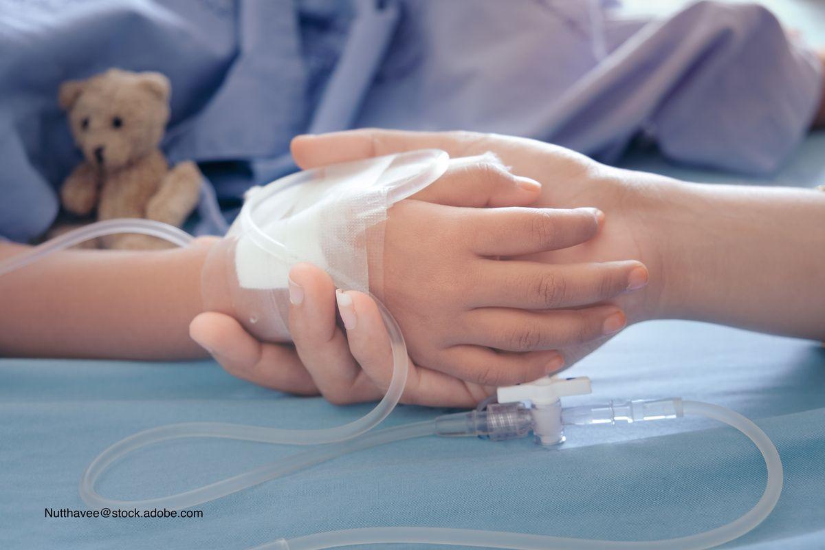 child in hospital